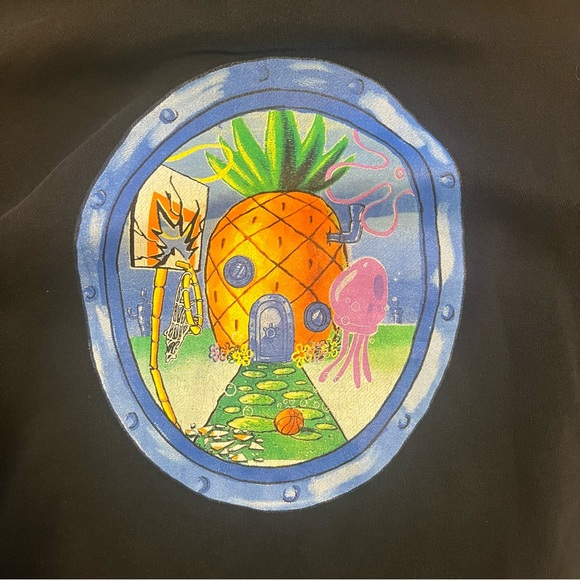 Nike Kyrie X SpongeBob Black Hoodie Pineapple House - Picture 5 of 10